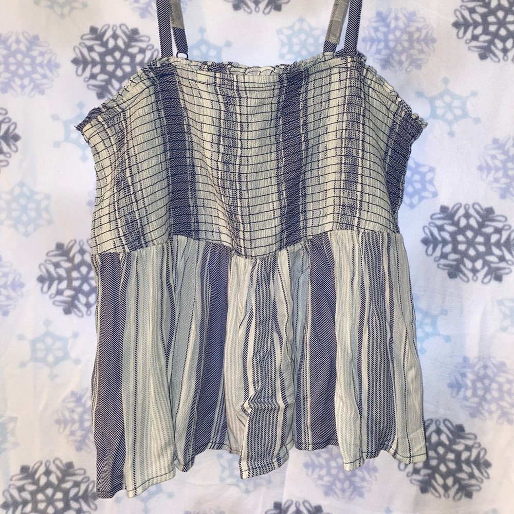 Cropped Flowy Shirt
